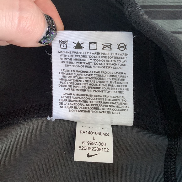 Nike NFL Team Apparel Browns Low Rise Workout Dri-Fit Leggings - Picture 6 of 6